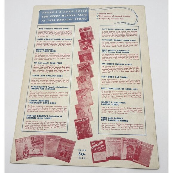 Comin In on a Wing and a Prayer Vtg Piano Sheet Music Harold Adamson 1943 WWII - Picture 5 of 6